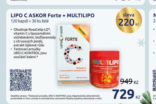 LIPO C ASKOR FORTE + MULTILIPO