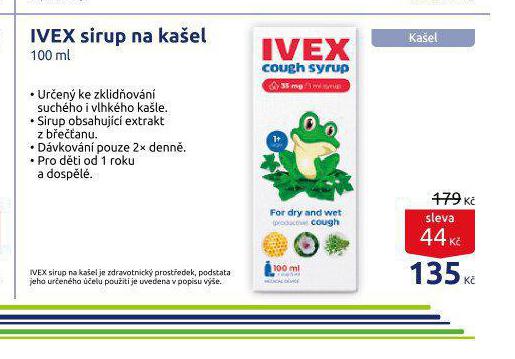 IVEX SIRUP A KEEL