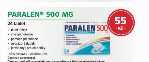 PARALEN 500 MG