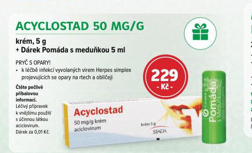 ACYCLOSTAD 50 MG/G