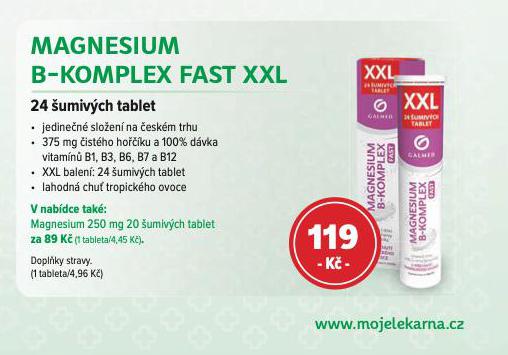 MAGNESIUM B-KOMPLEX FAST XXL