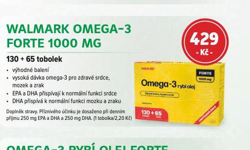 WALMARK OMEGA-3 FORTE 1000 MG