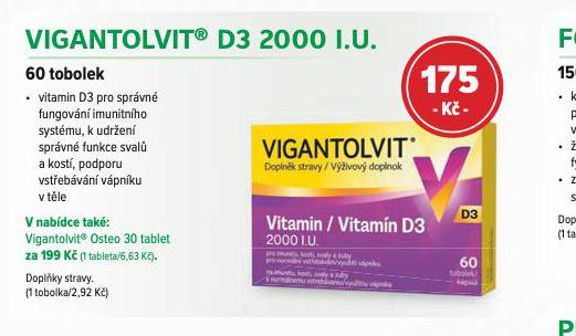 VIGANTOLVIT D3 2000 I.U.