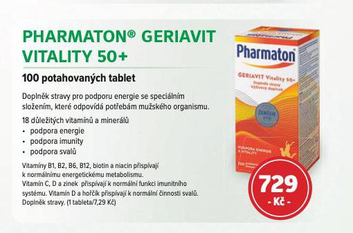 PHARMATON GERIAVIT VITALITY 50+