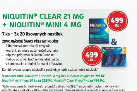 NIUQITIN CELAR + NIQUITIN MINI