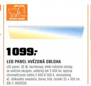 LDED PANEL HVZDN OBLOHA