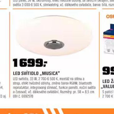 LED SVTIDLO MUSICA