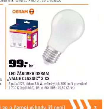 LED ROVKA OSRAM