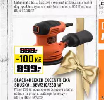 BLACK&DECKER EXCENTRICK BRUSKA