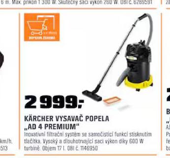 KRCHER VYSAVA POPELA