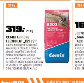 CEMIX LEPIDLO FLEXIBILN C2TES1