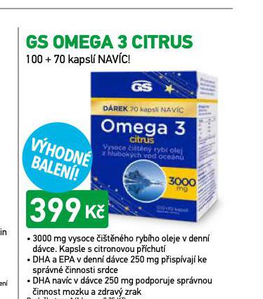 GS OMEGA 3 CITRUS