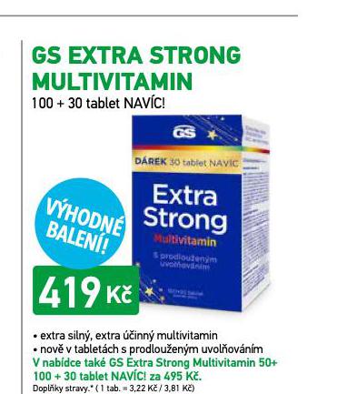 GS EXTRA STRONG MULTIVITAMIN