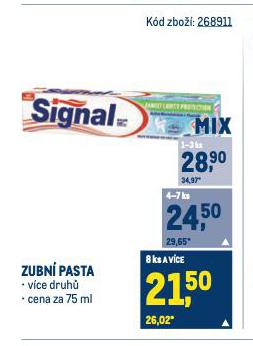 SIGNAL ZUBN PASTA