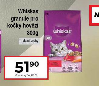 WHISKAS GRANULE PRO KOKY