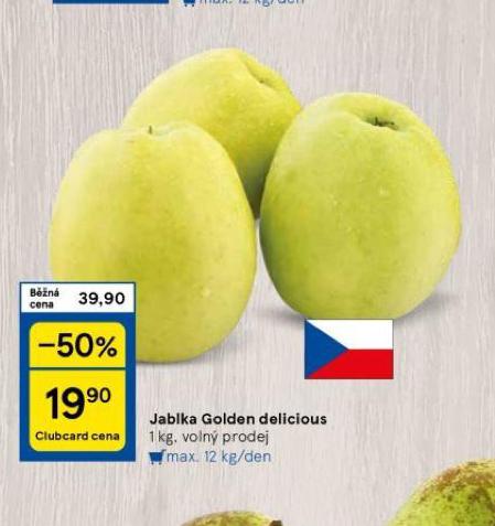 JABLKA GOLDEN DELICIOUS