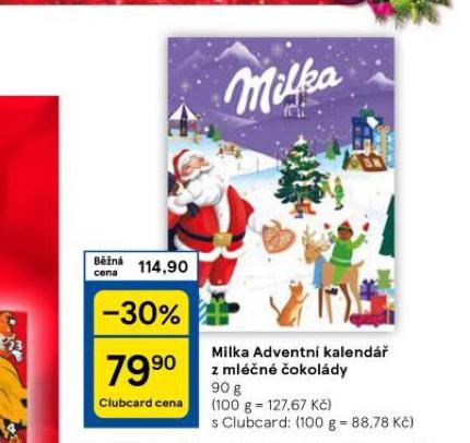 MILKA ADVENTN KALEND Z MLN OKOLDY