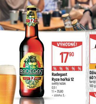 PIVO RADEGAST RYZE HOK 12