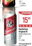 PIVO GAMBRINUS ORIGINL