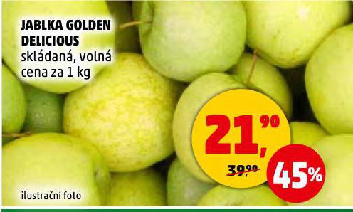 JABLKA GOLDEN DELICIOUS