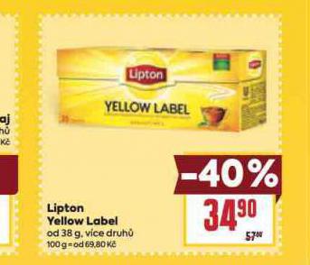 LIPTON YELLOOW LABEL