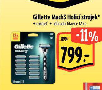 GILLETTE MACH3 HOLC STROJEK