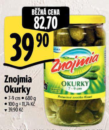 ZNOJMIA OKURKY