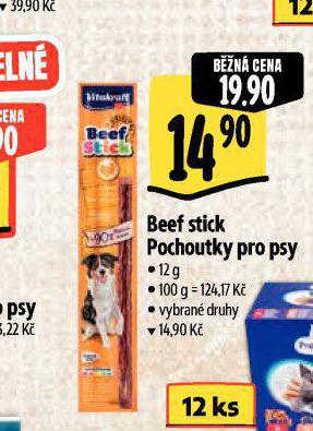 BEEF STICK POCHOUTKY PRO PSY