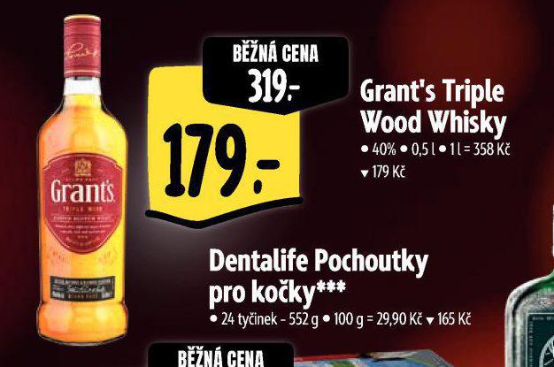 GRANT'S TRIPLE WOOD WHISKY