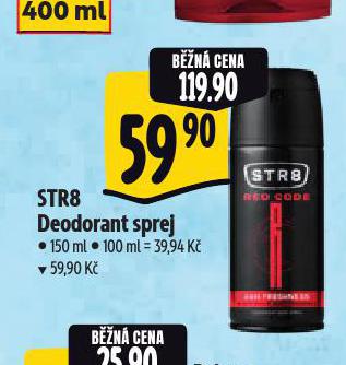 STR8 DEODORANT SPREJ