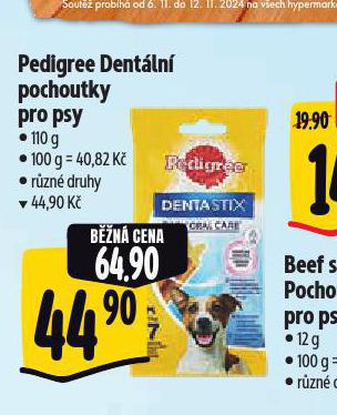 PEDIGREE DENTLN POCHOUTKY PRO PSY