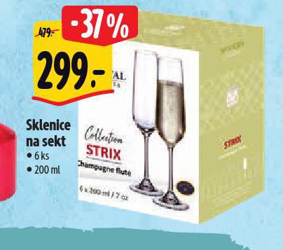 SKLENICE NA SEKT