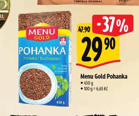 MENU GOLD POHANKA