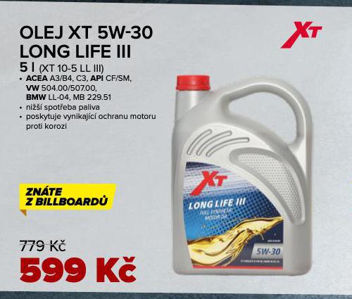 OLEJ XT 5W-30 LONG LIFE III