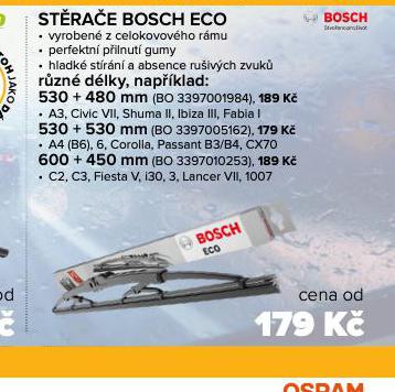 STRAE BOSCH ECO 530 + 530 MM