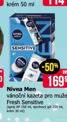 NIVEA MEN VNON KAZETA PRO MUE DRESH SENSITIVE