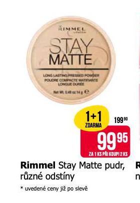 RIMMEL STAY MATTE PUDR