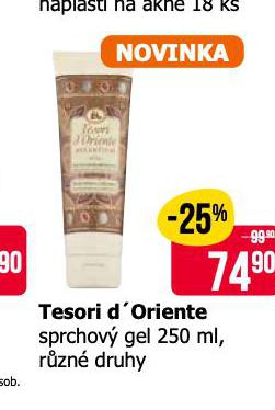 TESORI DORIENTE SPRCHOV GEL