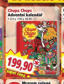 CHUPA CHUPS ADVENTN KALEND