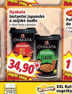 OYAKATA INSTANTN JAPONSK NUDLOV POLVKA