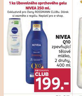 NIVEA Q10 ZPEVUJC TLOV MLKO