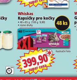 WHISKAS KAPSIKY PRO KOKY