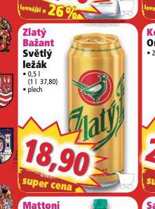 PIVO ZLAT BAANT