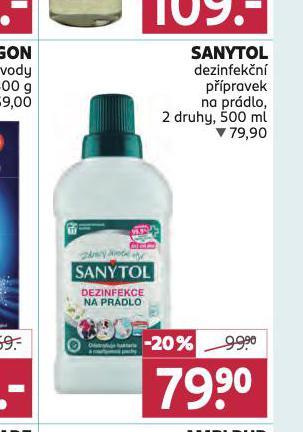 SANYTOL DEZINFEKN PPRAVEK NA PRDLO