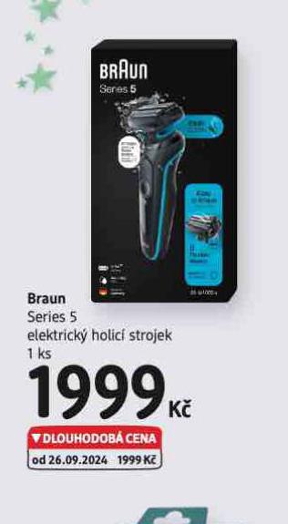 BRAUN SERIES 5 ELEKTRICK HOLIC STROJEK