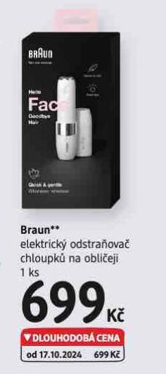 BRAUN ELEKTRICK ODSTRAOVA CHLOUPK NA OBLIEJI