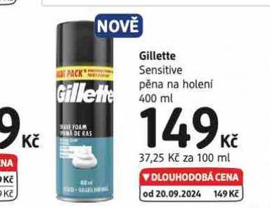 GILLETTE SENSITIVE PNA NA HOLEN