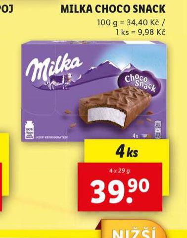  MILKA CHOCO SNACK