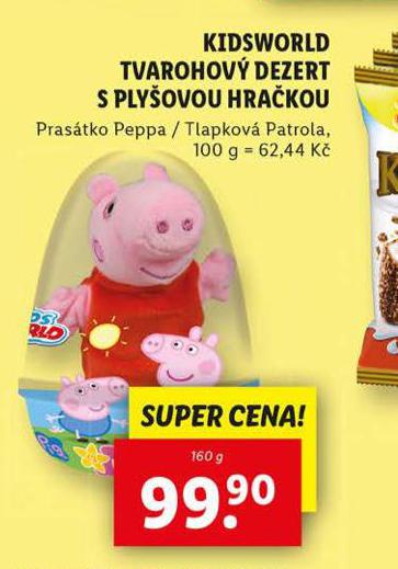 KIDSWORLD TVAROHOV DEZERT S PLYOVOU HRAKOU