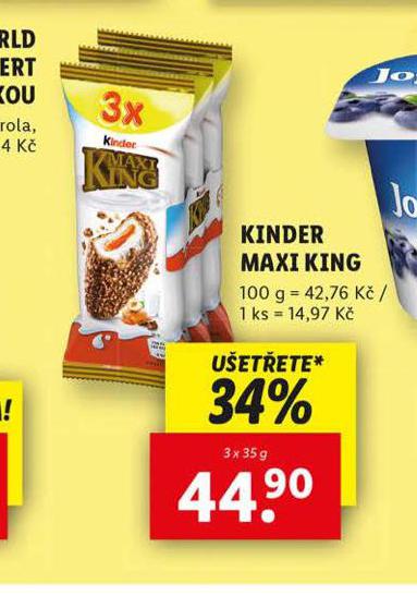 KINDER MAXI KING